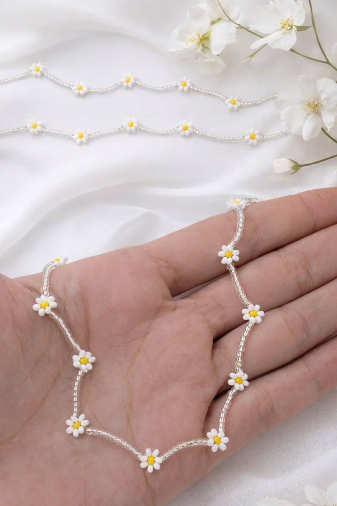 Chocker sencillo margarita acero