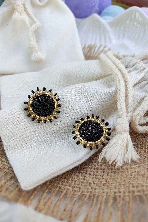 Topos redondo sencillos negros