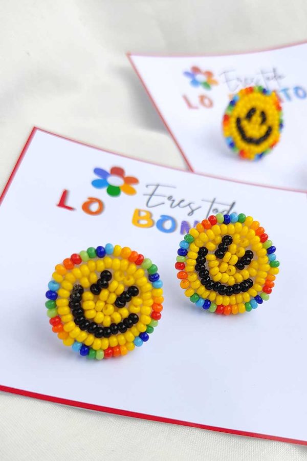 Topos bordado carita feliz