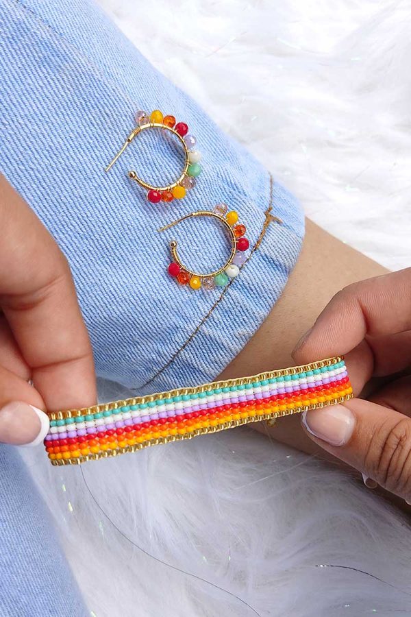 Pulsera mostacilla 8 lineas SUMMER