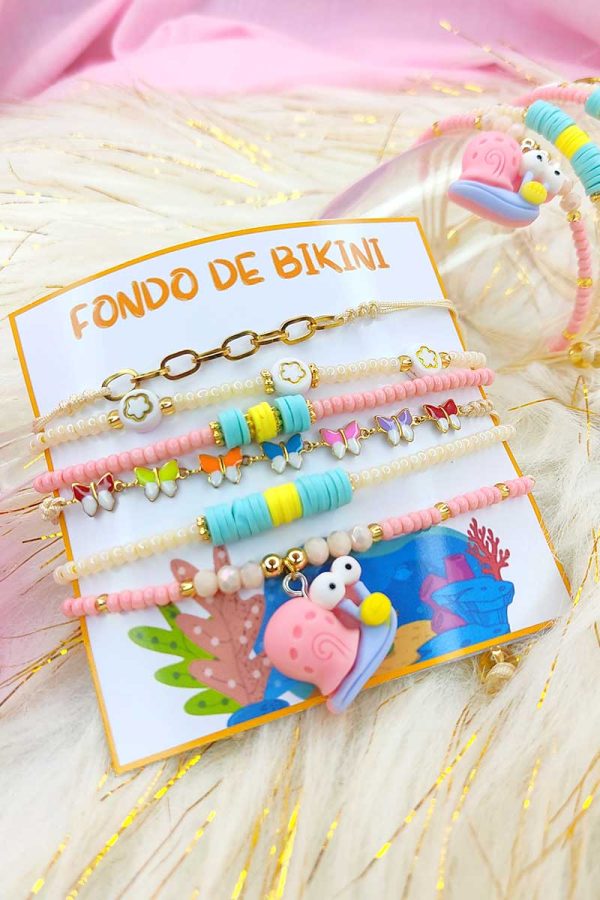 Set*6 Pulseras caracol Gary