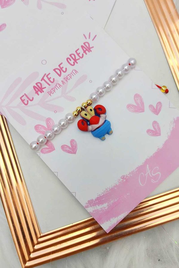 Pulsera perlas Don cangrejo!!
