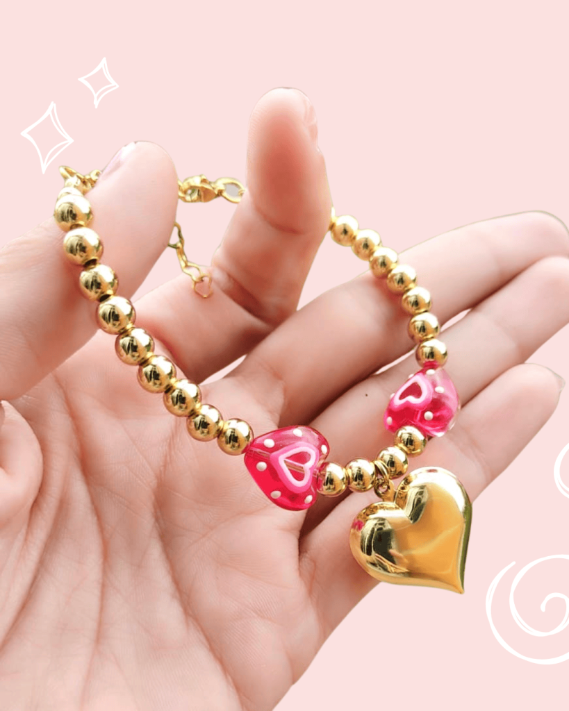 Pulsera Chunky corazón